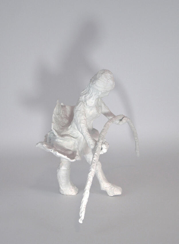 In the Midst Maquette - Tightrope Walker